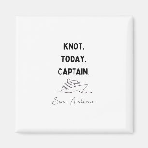 Knot Today Captain Cruise Outfit San Antonio Texas Magnet