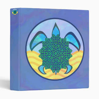 Knot Turtle Customizable 1" Art Binder