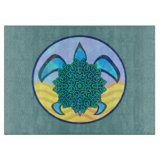 Knot Turtle Glass Cutting Boards