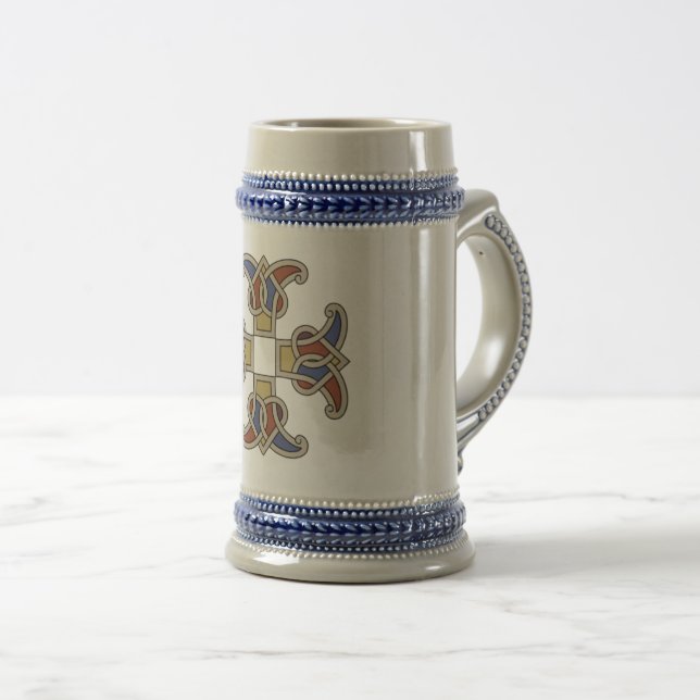 “Knotted Cross Design” Beer Stein (Front Right)