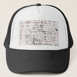 Knotted in the Manner of a Net by paul klee Trucker Hat