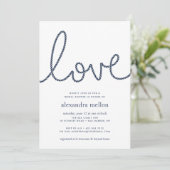 Knotted Love Bridal Shower Invitation (Standing Front)