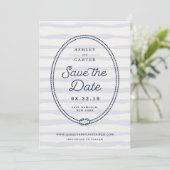 Knotted | Nautical Save the Date Card (Standing Front)