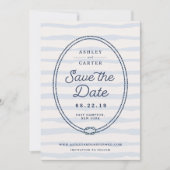 Knotted | Nautical Save the Date Card (Front)