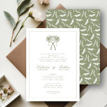 Knotted Palm Trees Tropical Destination Wedding Invitation at Zazzle