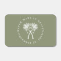 Knotted Palm Trees Tropical Destination Wedding Matchboxes | Zazzle