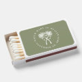 Knotted Palm Trees Tropical Destination Wedding Matchboxes | Zazzle
