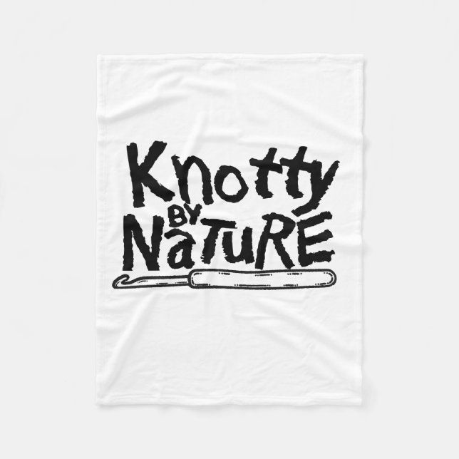 Knotty by Nature Crochet Blanket (Front)
