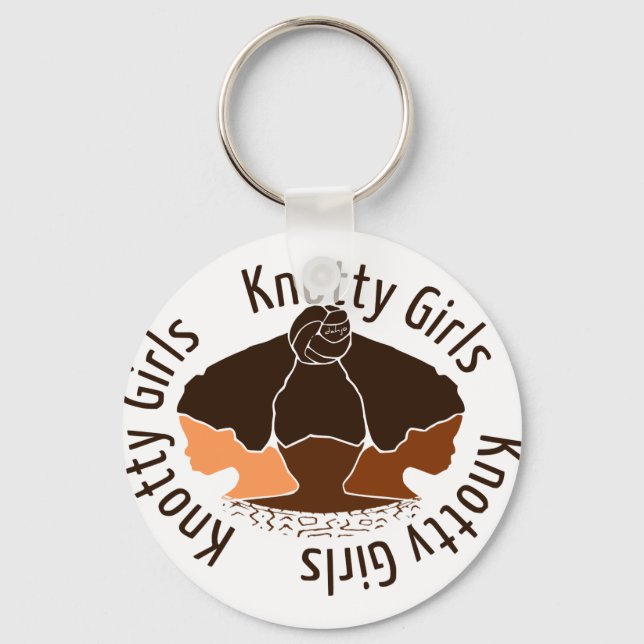 Knotty Girls Keychain (Front)