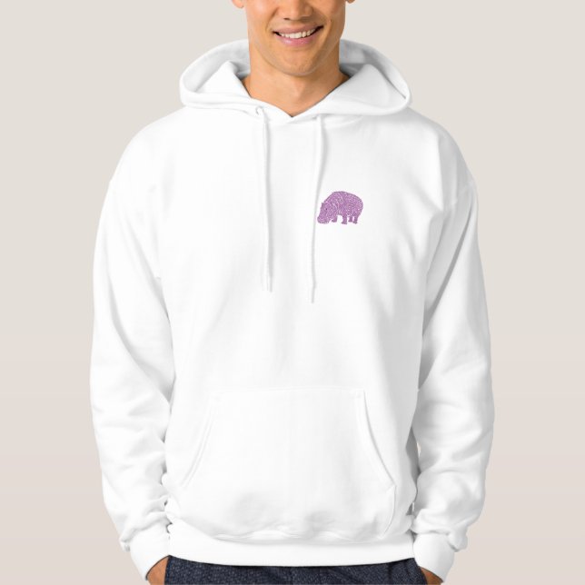 Knotty Hippo - back Hoodie (Front)