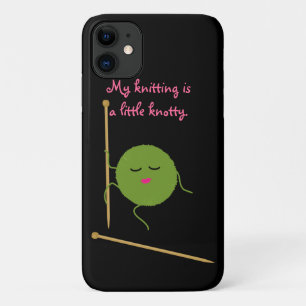 Knotty Knitter Funny iPhone 11 Case