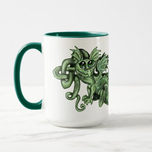 Knotty lil Dragon~celtic knot Mug