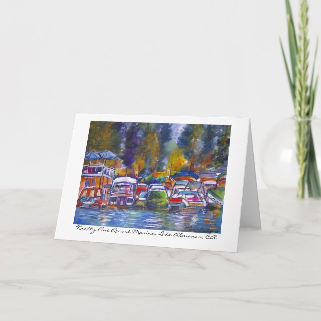 Knotty Pine Resort Marina... Card (Front)