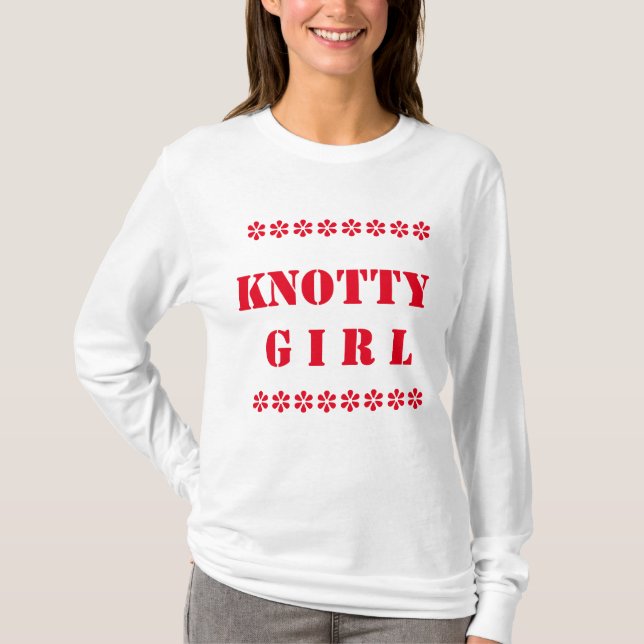 KNOTTY Women's Basic Long Sleeve T-Shirt (Front)