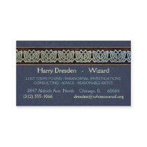 Knotwork Border Business Cards, Style D Business Card