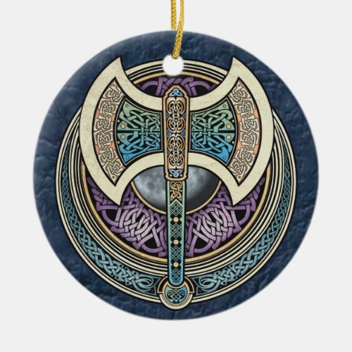 Knotwork Labrys Pendant/Ornament