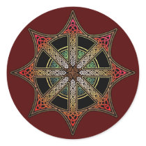 Knotwork Sign of Chaos Stickers