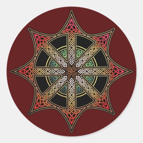 Knotwork Sign of Chaos Stickers