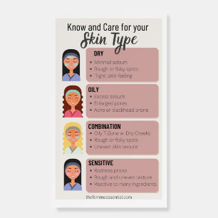 Know and care for your skin type foam board