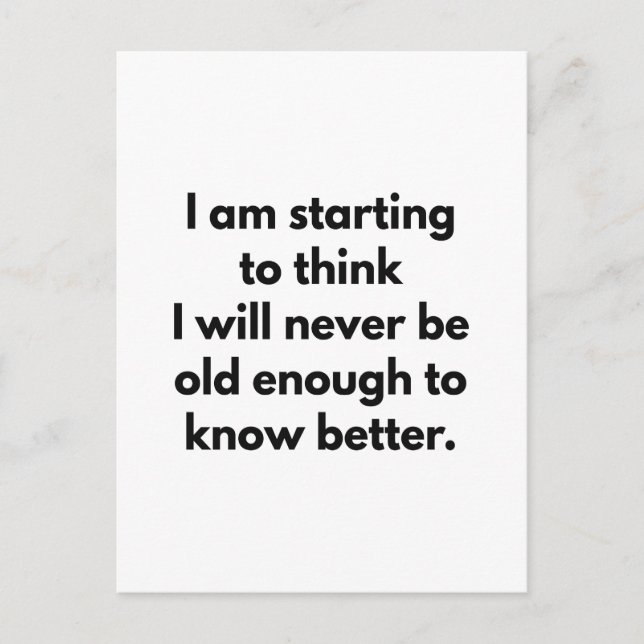 Know Better Postcard (Front)