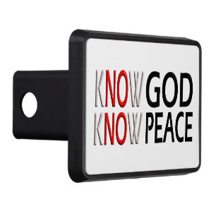 Know God Know Peace Hitch Cover