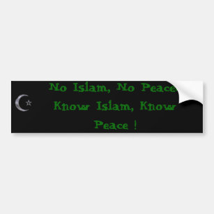 Know Islam Bumper sticker