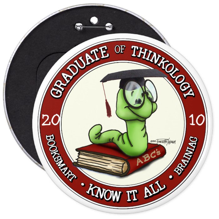 Know it All   Graduate Pinback Button