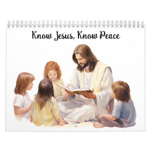 Know Jesus Know Peace Calendar