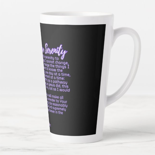 Know Serenity - Coffee INnit - ‘BIG Joe Latte BLK Latte Mug (Right)