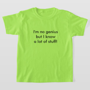 Know Stuff T-Shirt For Kids