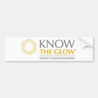 Know The Glow Bumper Sticker