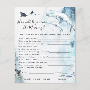 Know The Mommy   Baby Shower Game