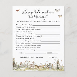 Know The Mommy Baby Shower Game