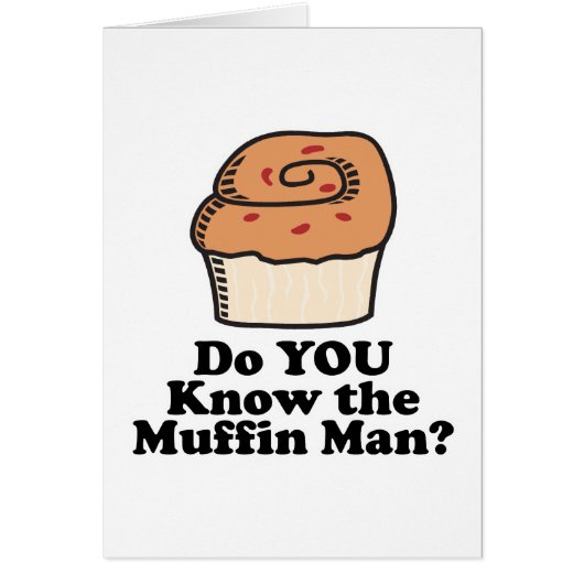 know the muffin man cards (Front)
