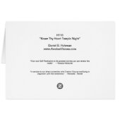 Know Thy Heart Temple Night Cards (Back Horizontal)