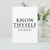 Know Thyself - Socrates (Standing Front)