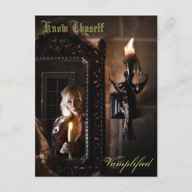 Know Thyself Vamplified Postcard (Front)