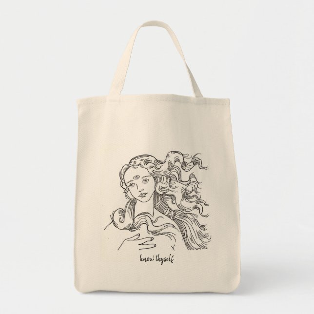 Know Thyself Venus Tote Bag (Front)