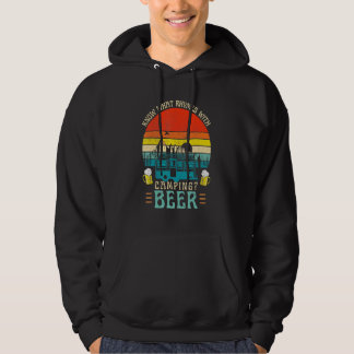 Know What Rhymes With Camping Beer Graphic Alcohol Hoodie