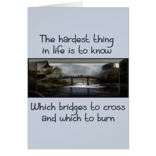 Know Which Bridge Cards (Front)
