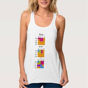 Know your adjective endings! t-shirt tank top