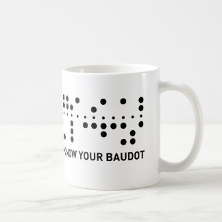 Know Your Baudot Coffee Mug