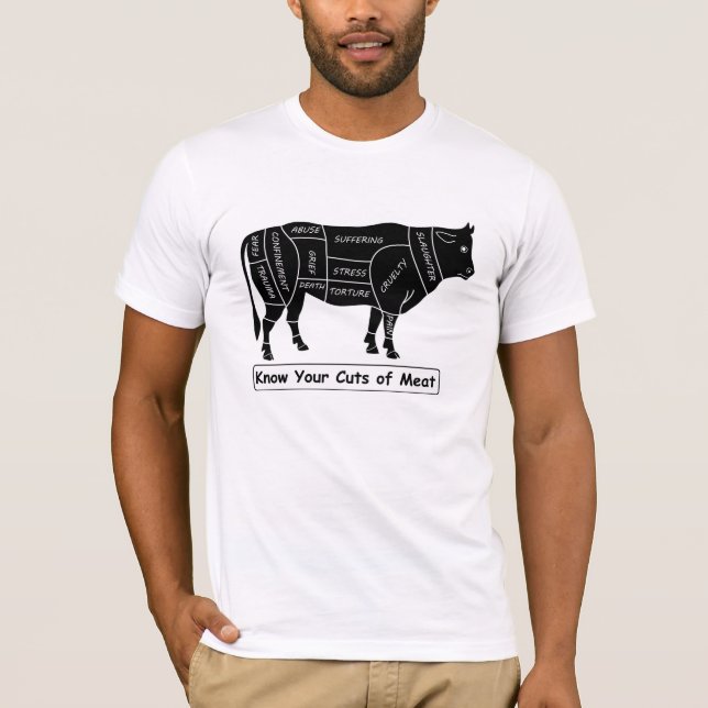 Know Your Cuts of Meat T-Shirt (Front)