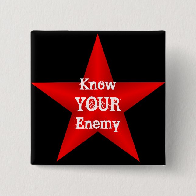 Know Your Enemy Button (Front)