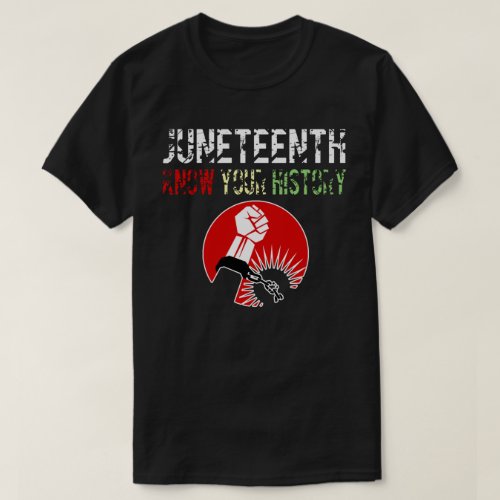 Know Your History Juneteenth T_Shirt