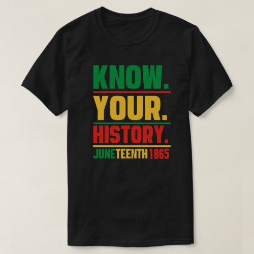 Know Your History T_Shirt