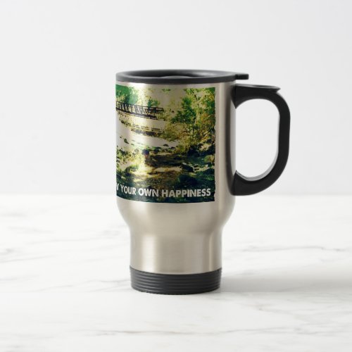 Know Your Own Happiness Spiritual Quote Travel Mug