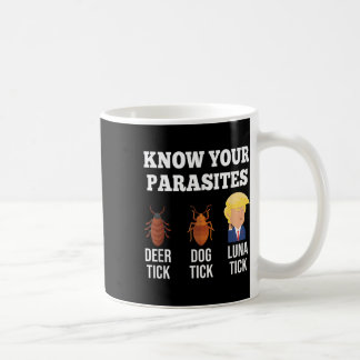 Know Your Parasites Anti-trump Funny Tick Resist Coffee Mug