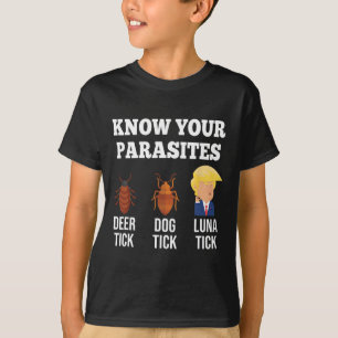 Know Your Parasites Anti-trump Funny Tick Resist  T-Shirt