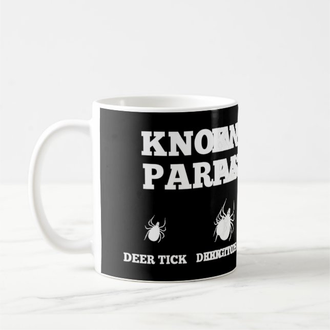 Know Your Parasites Anti Trump.png Coffee Mug (Left)